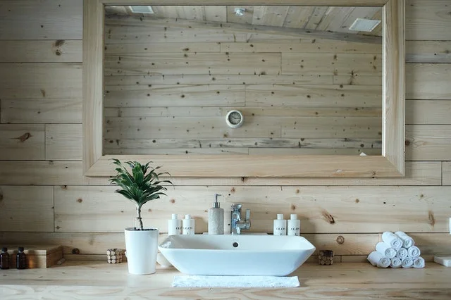 Bathroom sink and Faucets